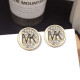 Gold Fashion Simplicity Letter Hot Drill Earrings