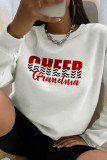 Yellow Fashion Street Print Patchwork Letter O Neck Tops