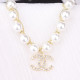 White Fashion Elegant Patchwork Hot Drill Necklaces