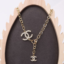 Gold Fashion Elegant Letter Chains Necklaces