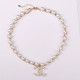 White Fashion Celebrities Patchwork Chains Necklaces