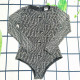 Black Fashion Sexy Letter Patchwork Swimwears