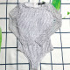 White Fashion Sexy Letter Patchwork Swimwears