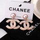 Rose Gold Fashion Elegant Geometric Patchwork Earrings