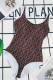 White Fashion Sexy Letter Backless Swimwears