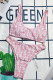 Pink Fashion Sexy Letter Patchwork Swimwears
