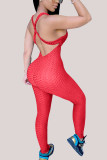 rose red Fashion Sexy adult Ma'am Halter backless Plus Size