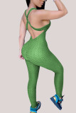 Green Fashion Sexy adult Ma'am Halter backless Plus Size