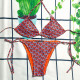 Red Fashion Sexy Print Frenulum Swimwears