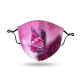 Pink Fashion Casual Print Face Protection