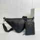 Black Fashion Street Solid Letter Bags