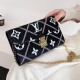 Black Fashion Street Print Patchwork Bags