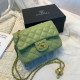 Green Fashion Casual Solid Chains Bags