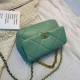 Green Fashion Street Solid Chains Bags