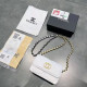 White Fashion Casual Plaid Chains Bags