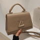 Khaki Fashion Street Solid Letter Bags