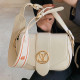 White Fashion Street Solid Letter Bags