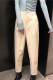 Apricot Fashion Casual Solid Basic Straight High Waist Straight Trousers