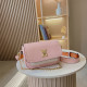 Pink Fashion Street Solid Chains Bags