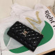 Black Fashion Street Solid Chains Hot Drill Bags
