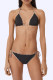 Black Fashion Sexy Patchwork Frenulum Swimwears
