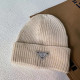 Cream White Fashion Casual Solid Patchwork Hat