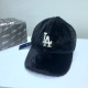 Black And White Fashion Casual Solid Embroidered Hat