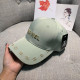 Green Fashion Street Letter Embroidered Hat