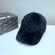 Black Fashion Casual Solid Embroidered Hat