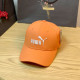 Orange Fashion Street Letter Embroidered Hat