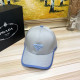 Blue Fashion Street Solid Patchwork Hat