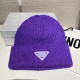 Purple Fashion Casual Solid Patchwork Hat