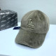 Grey Fashion Casual Solid Embroidered Hat