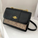 Brown Fashion Casual Patchwork Chains Bags