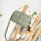 Green Fashion Street Solid Patchwork Bags