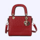 Red Fashion Street Solid Letter Bags