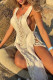 White Sexy Solid Tassel Hollowed Out Make Old Patchwork Swimwears Cover Up