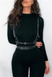 Grey Fashion Casual Print Solid Basic Half A Turtleneck Skinny Jumpsuits