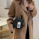 Black Fashion Street Solid Chains Bags