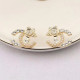 Gold Fashion Street Solid Patchwork Earrings