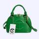 Green Fashion Street Solid Patchwork Bags