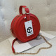 Red Fashion Street Solid Chains Bags