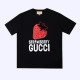 Black Fashion Casual Print Letter O Neck T-Shirts