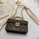 Beige Fashion Street Print Patchwork Bags