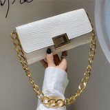 Green Fashion Casual Solid Chains Bags