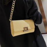 Purple Fashion Casual Solid Chains Bags