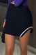 Black Sexy Solid Hot Drill Skinny High Waist Pencil Patchwork Bottoms