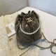 Champagne Fashion Street Solid Chains Bags