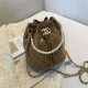 Khaki Fashion Street Solid Chains Bags