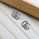 Black Fashion Simplicity Letter Earrings